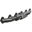 ATS Pulse Flow 3-Piece Exhaust Manifold Kit, T-3 Flange Ceramic Coated Black 1994-1998 Cummins